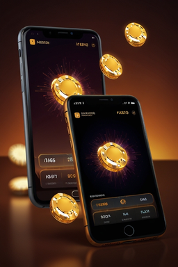 Telemóvel com app de casino